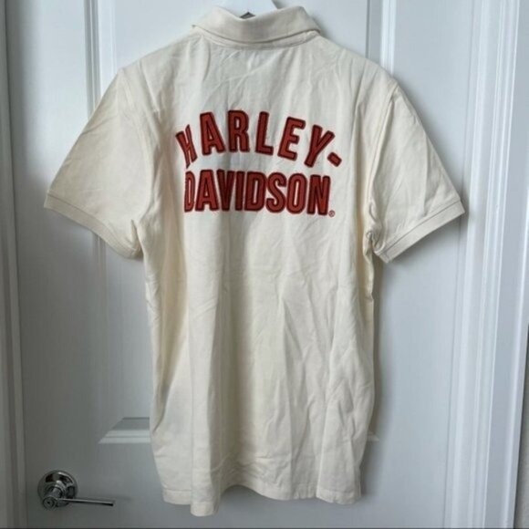 Harley-Davidson Men's Logo Knit Polo Size L Slim Fit - Picture 11 of 16